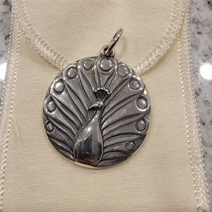 Rare 60th Anniversary James Avery Peacock Pendant